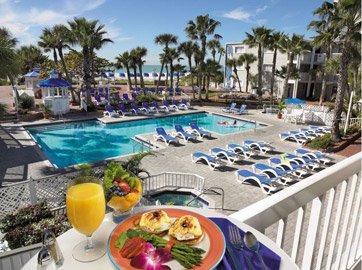 Poolside at the Tradewinds Tampa Beach resort